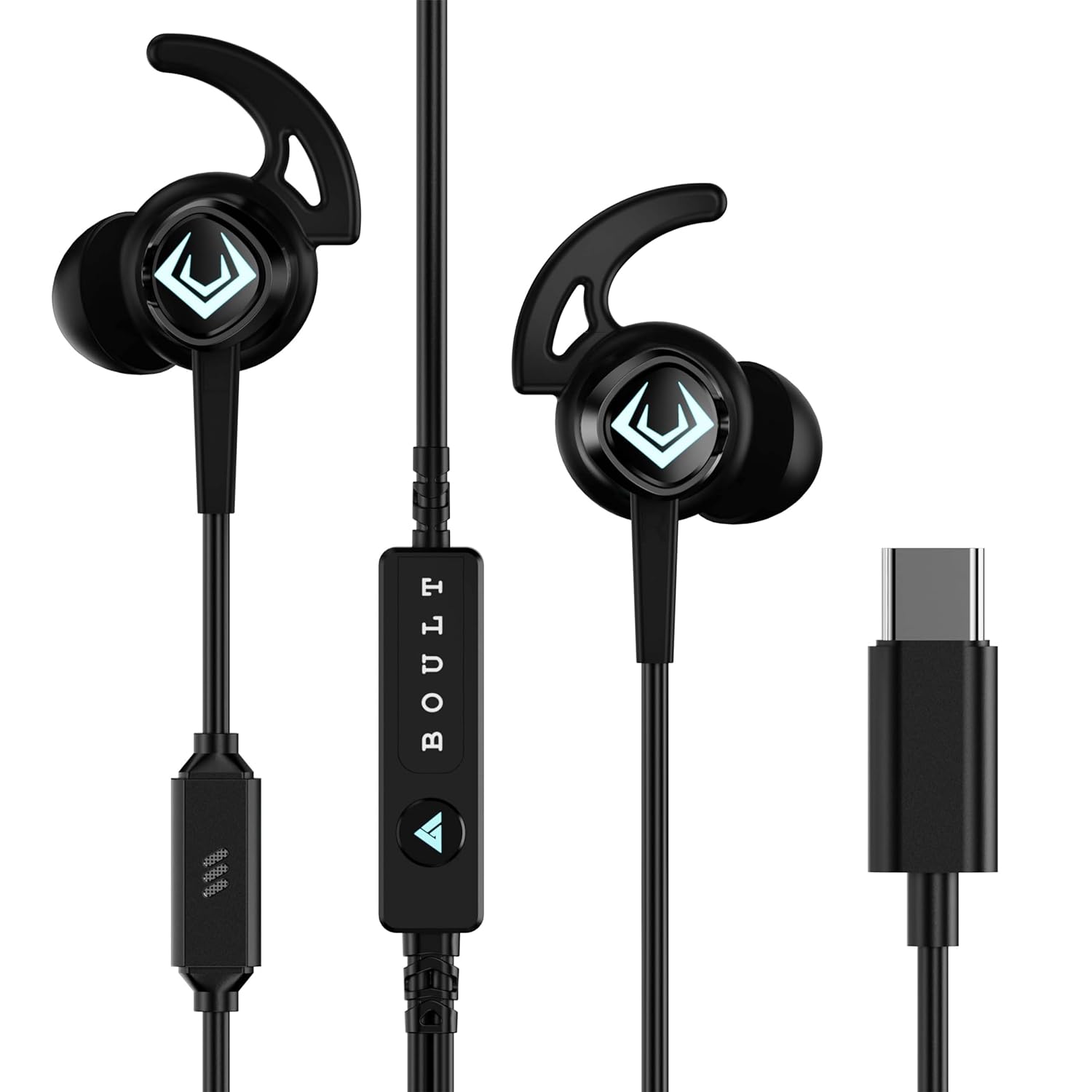 C-Type Earphones Side View